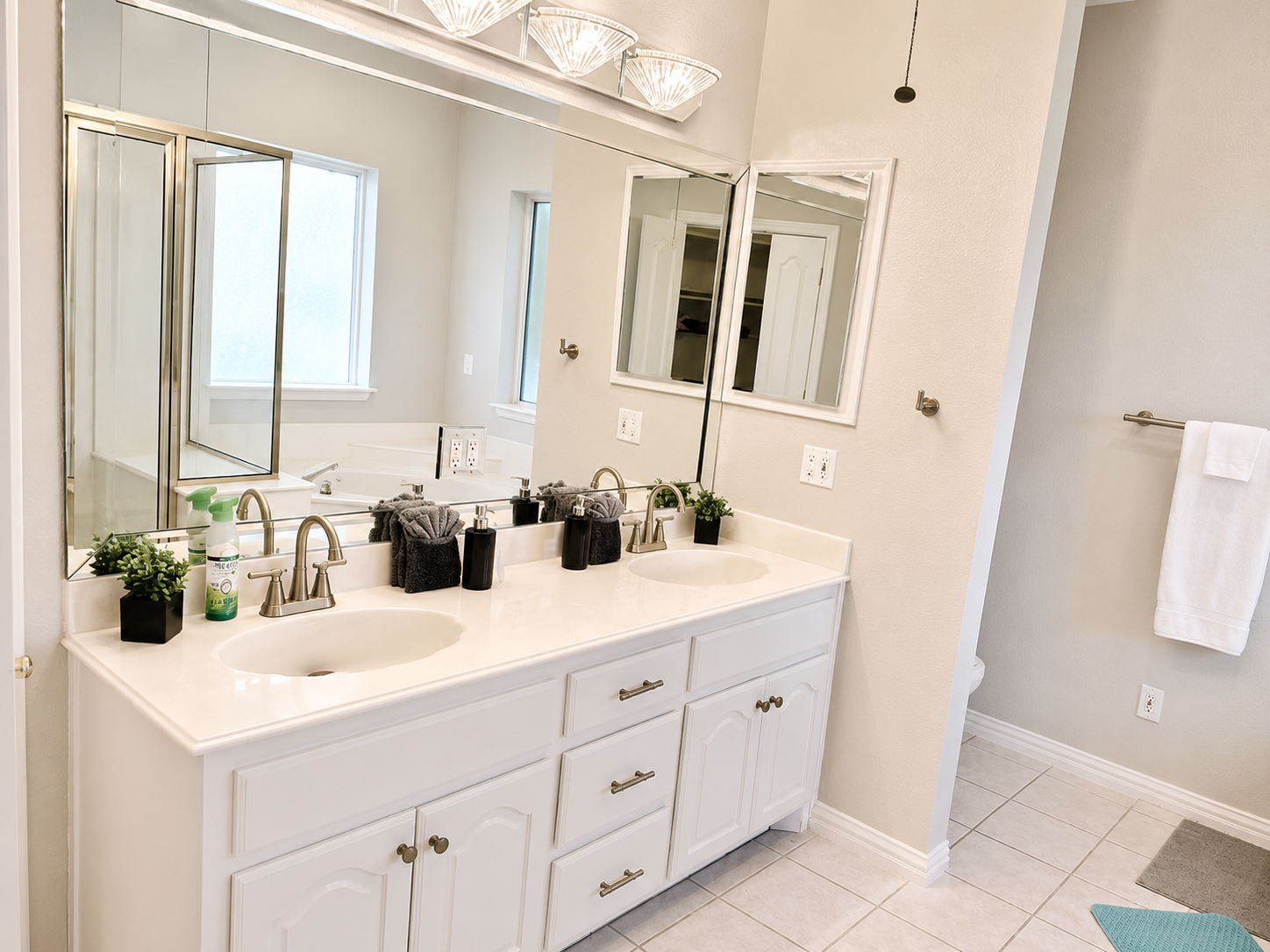 Tranquil Retreat master bathroom