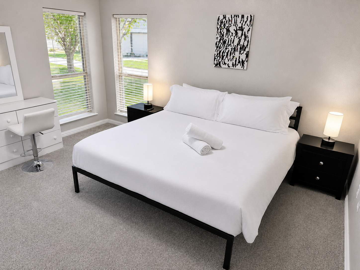 Tranquil Retreat master bedroom